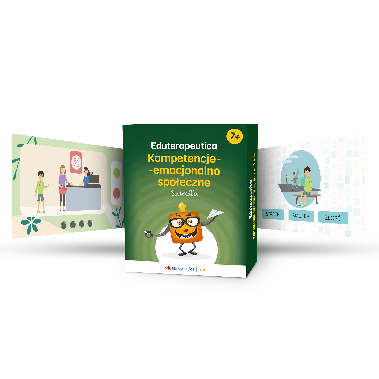 Eduterapeutica Lux Kompetencje emocjonalno-społeczne. Szkoła. ONLINE Kompetencje_es_szkola_online_zawartosc