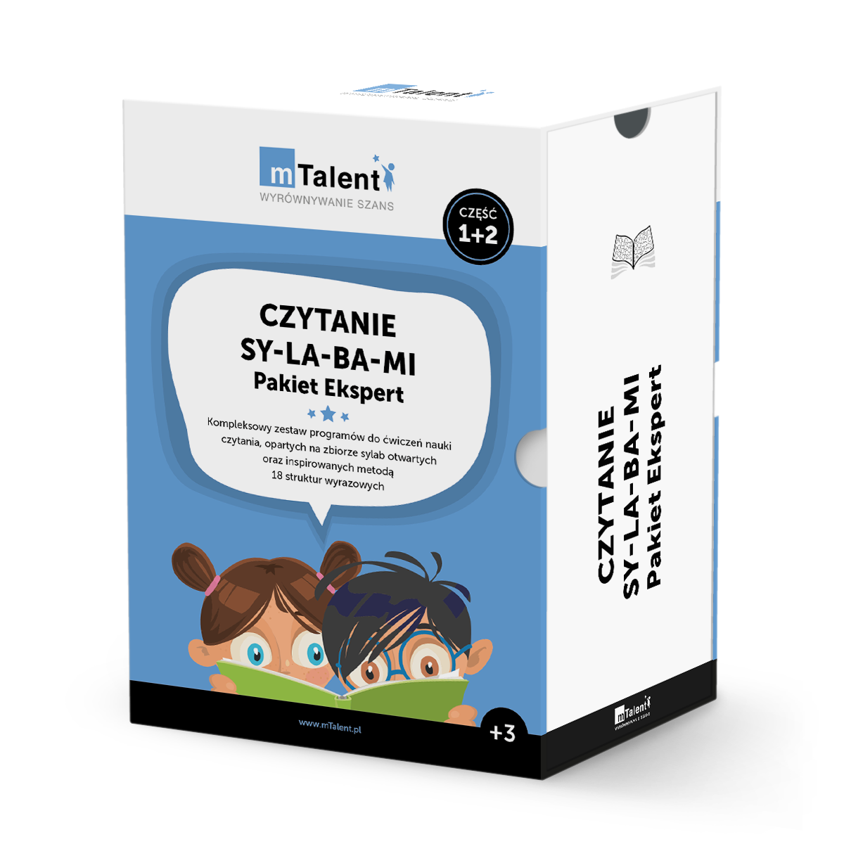 mTalent Czytanie SY-LA-BA-MI Pakiet Ekspert Czytanie_sylabami_ekspert_opakowanie