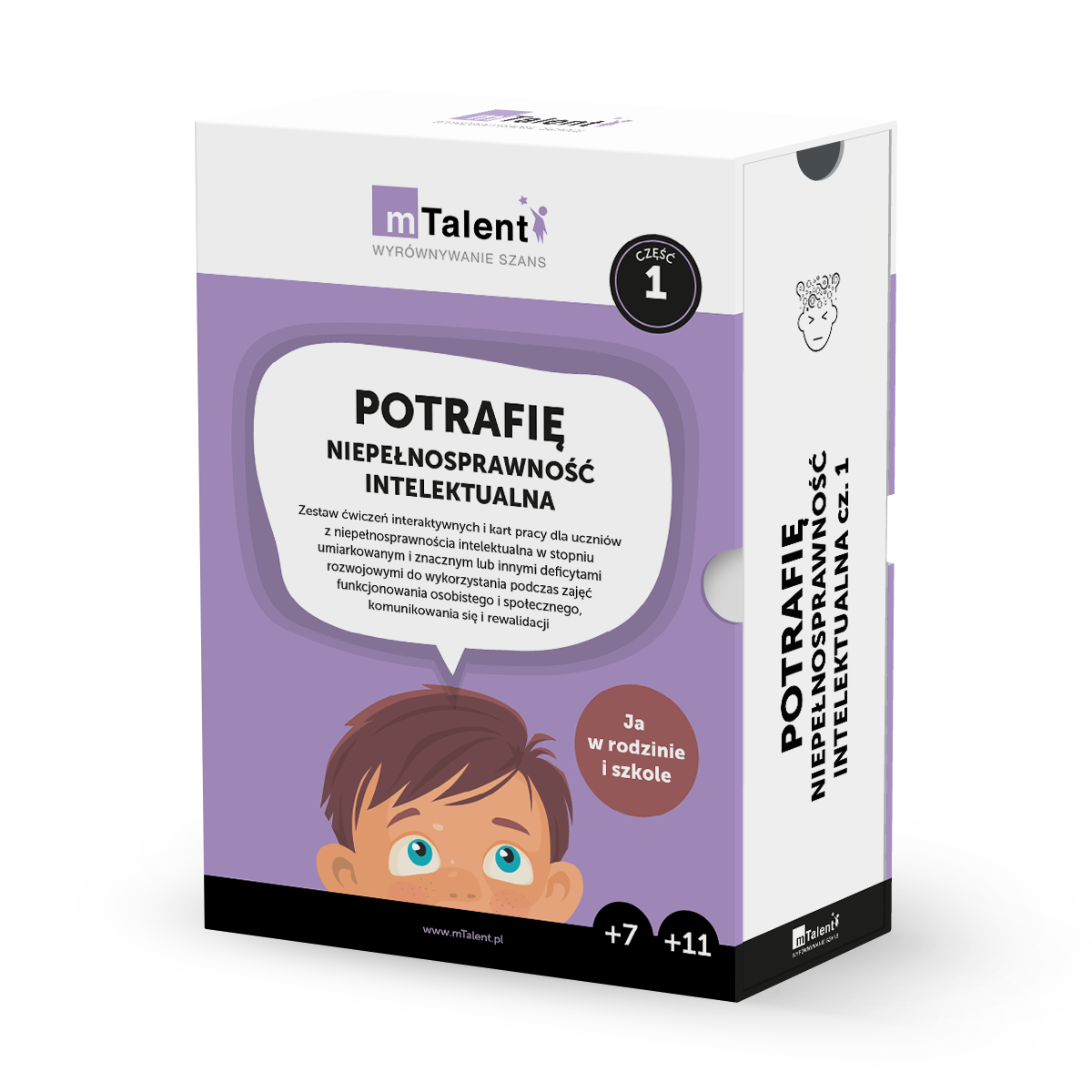 mTalent Niepełnosprawnośc Intelektualna cz. 1 ( wiek 7+, 11+) Niepelnosprawnosc1_opakowanie