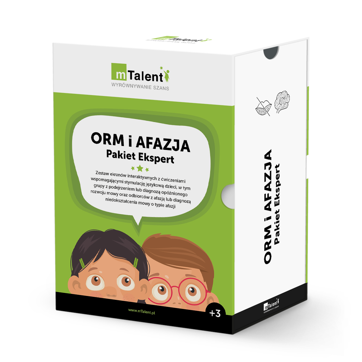 mTalent ORM i Afazja - Pakiet Ekspert (3+) ORM-Afazja-ekspert_opakowanie
