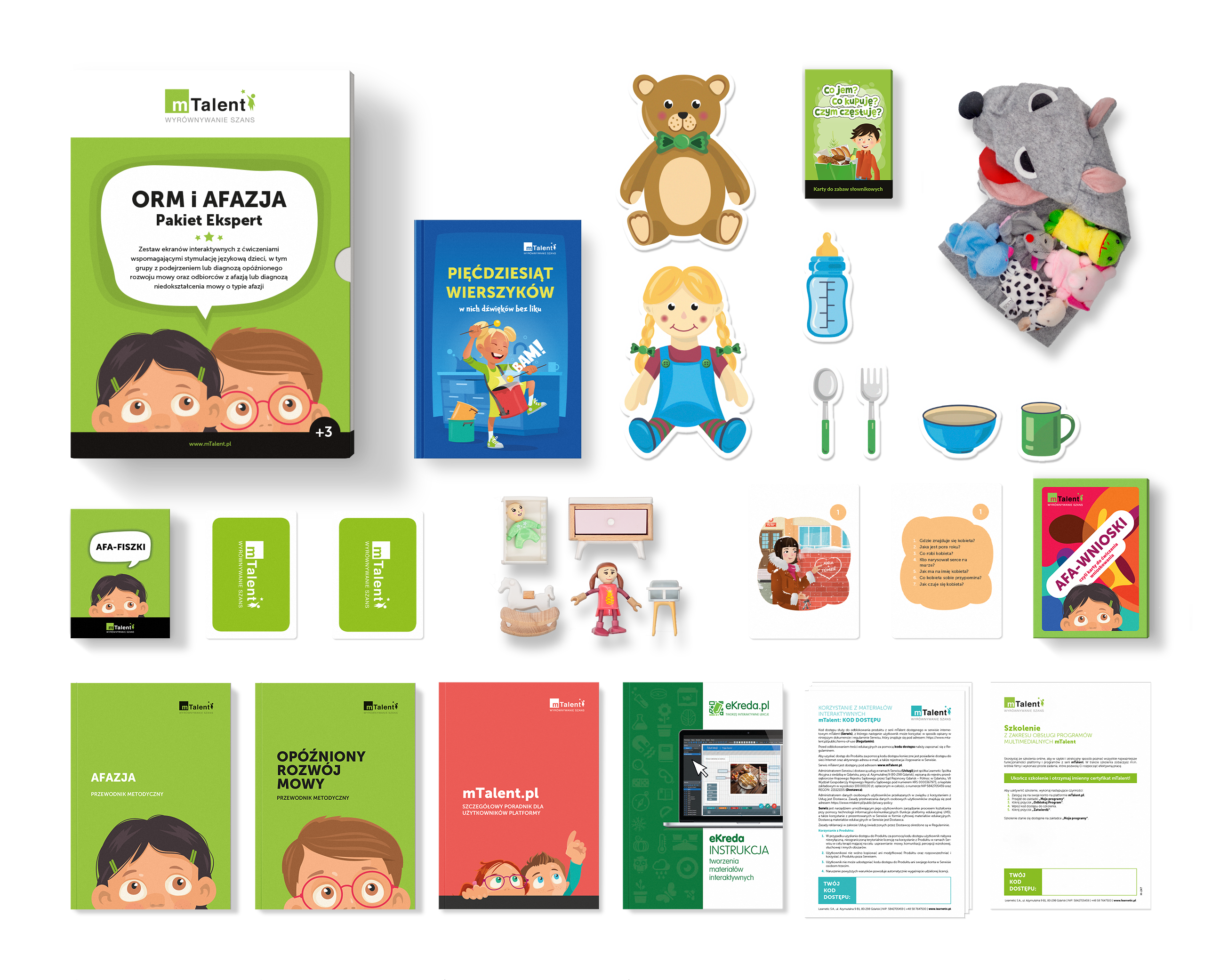 mTalent ORM i Afazja - Pakiet Ekspert (3+) ORM-Afazja-ekspert_zawartosc