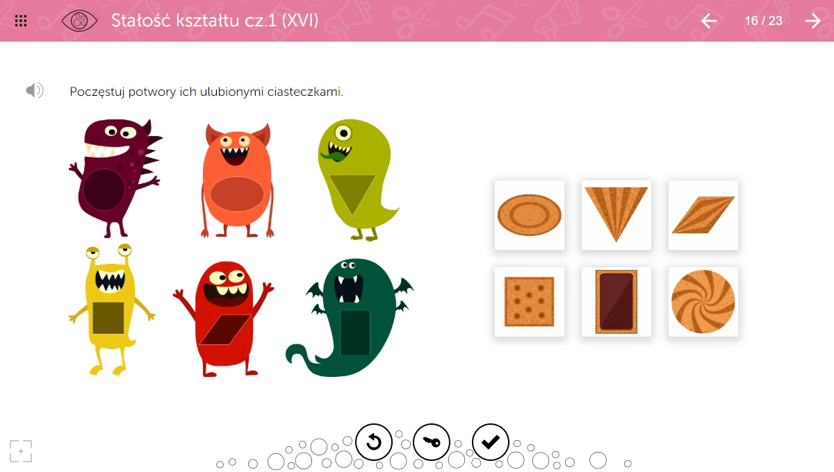 mTalent Percepcja wzrokowo-słuchowa. Pakiet Ekspert Percepcja_sluch-Ekspert_screen