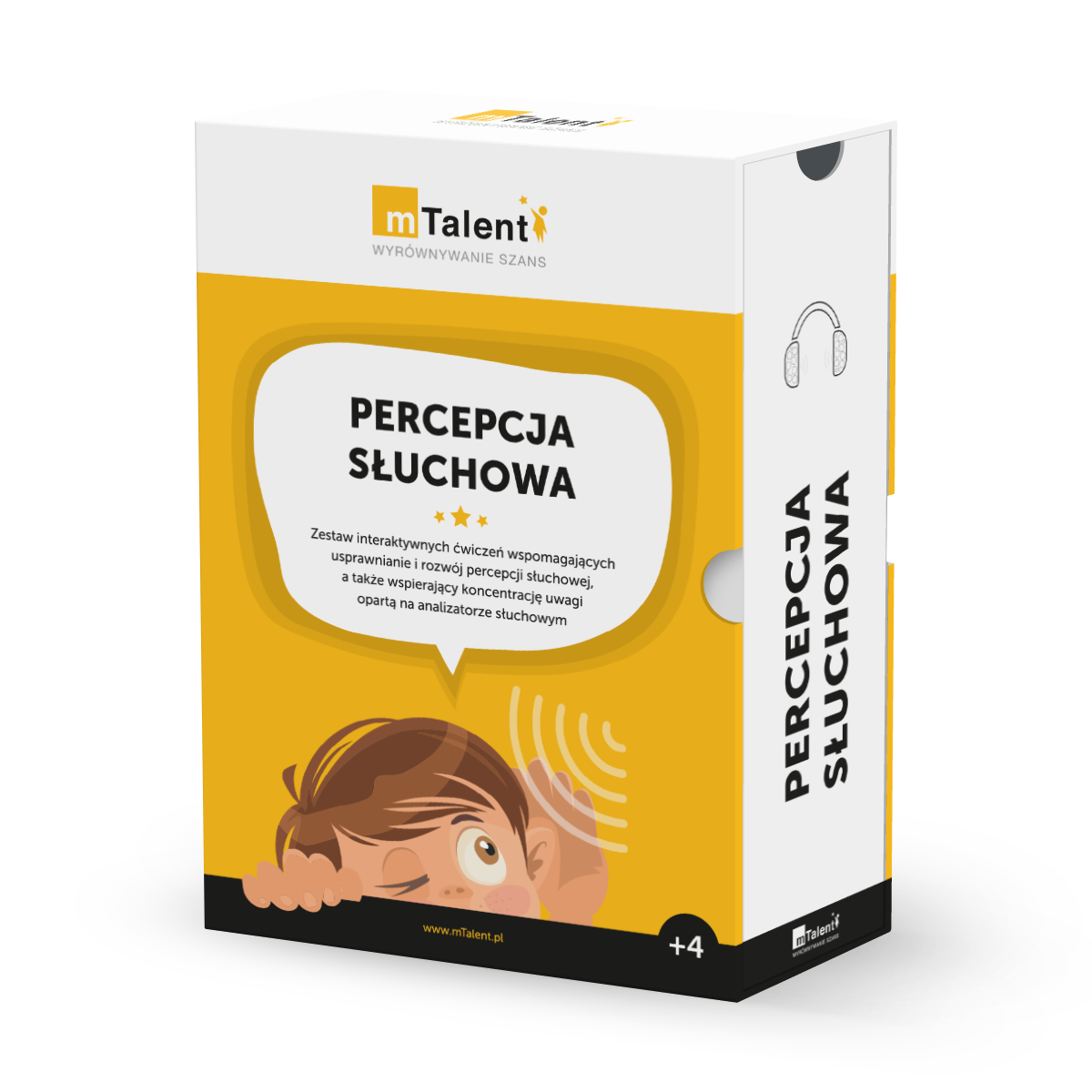 mTalent Percepcja słuchowa cz.1 Percepcja_sluch1_opakowanie