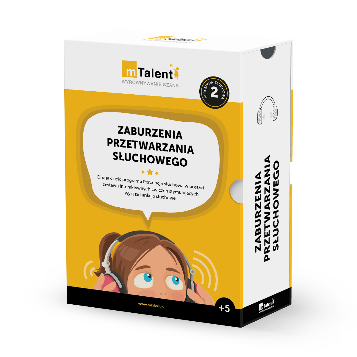 mTalent Percepcja słuchowa 2. Zaburzenia przetwarzania słuchowego Percepcja_sluch2_opakowanie