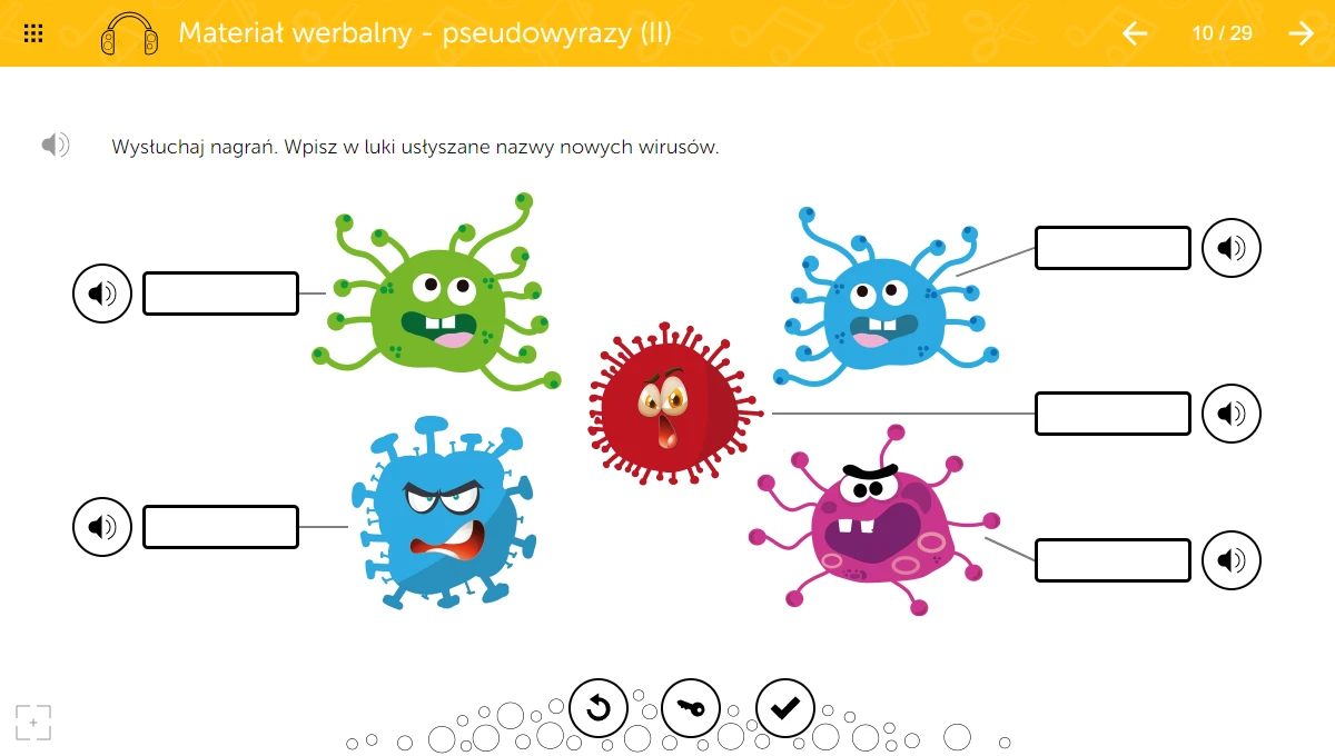mTalent Percepcja słuchowa 2. Zaburzenia przetwarzania słuchowego Percepcja_sluch2_screen