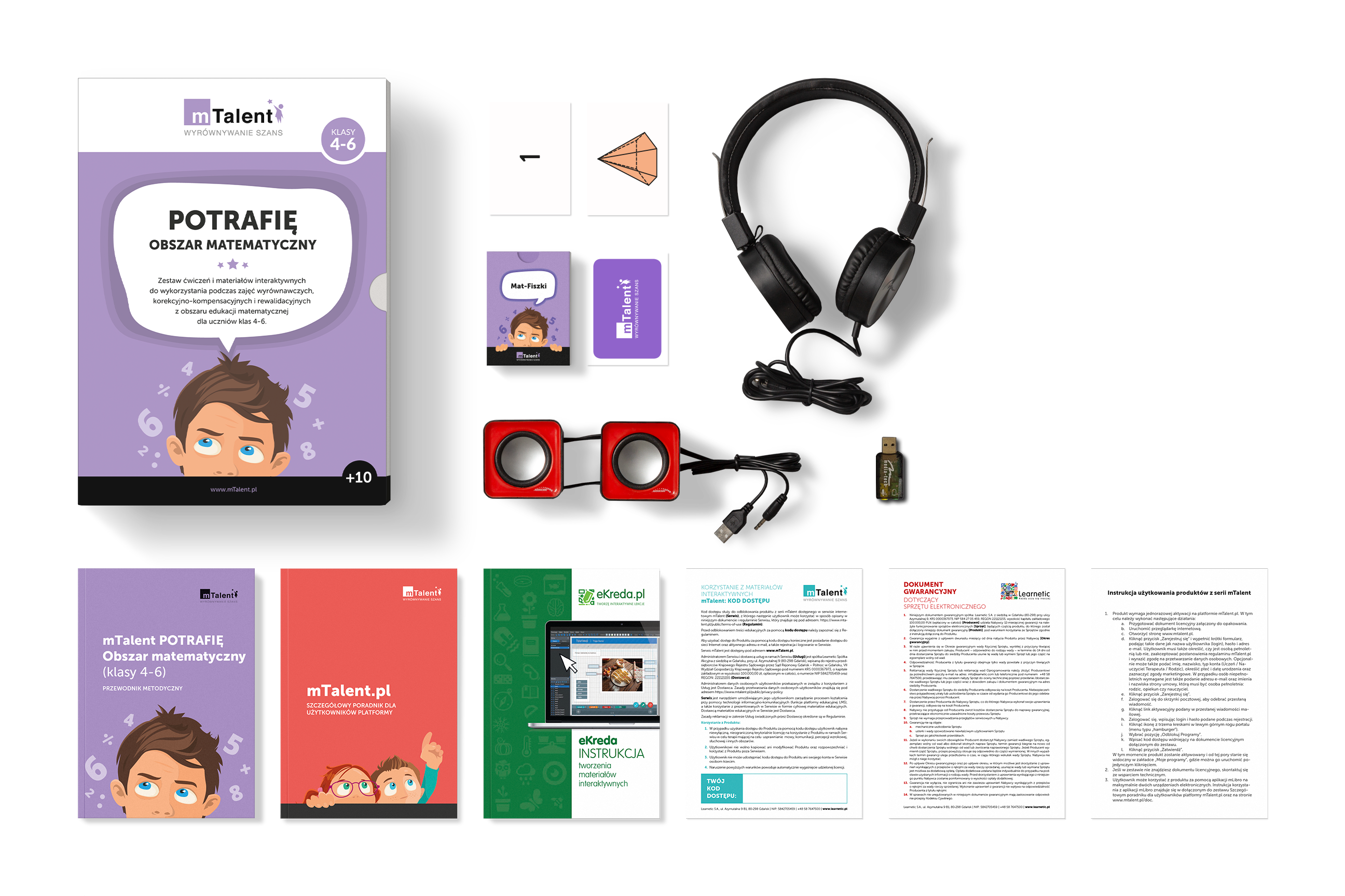 mTalent Potrafię. Obszar matematyczny Potrafie_mat_4-6_zawartosc