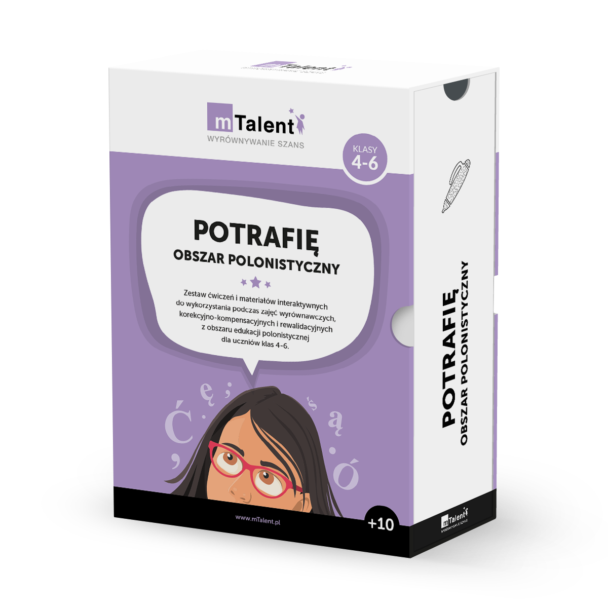 mTalent Potrafię. Obszar polonistyczny Potrafie_pol_4-6_opakowanie
