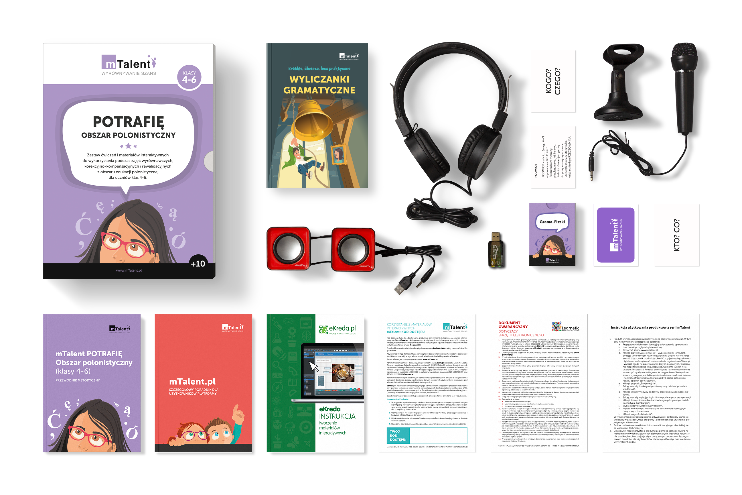 mTalent Potrafię. Obszar polonistyczny Potrafie_pol_4-6_zawartosc