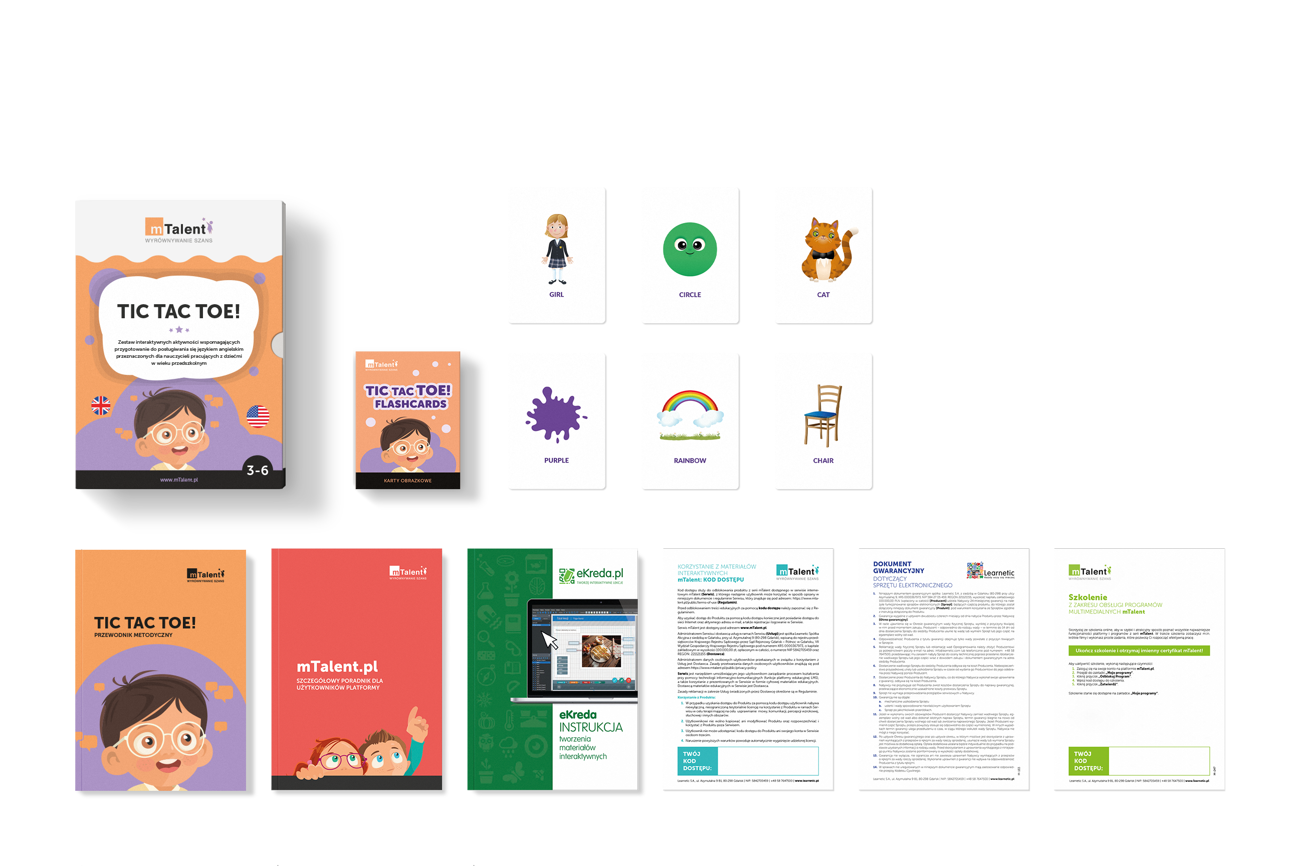 mTalent Tic Tac Toe! ( 3-6) Tic_zawartosc