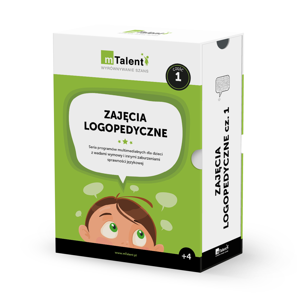mTalent Zajęcia logopedyczne cz. 1 Zajecia_log1_opakowanie