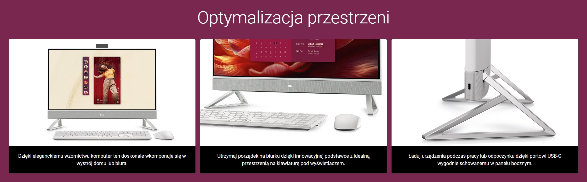 Dell Pro 24 AiO (QC24251) Core Ultra 5 235T ciekawostki