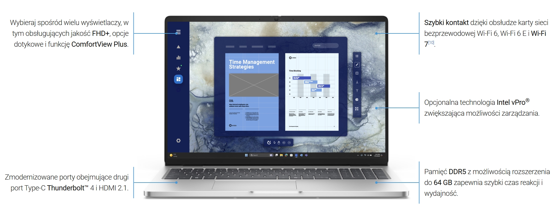 Dell Pro 14 (PC14250) Core 3 100U nowoczesna_mobilnosc_delll_14_pro