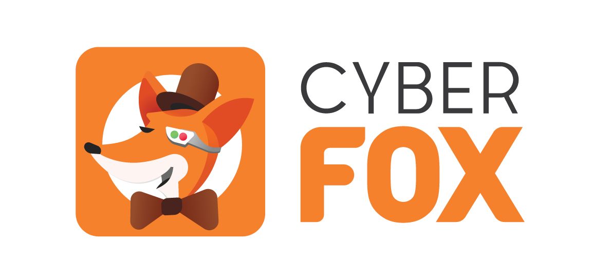 Cyber Fox - multimedialny program dla przedszkolaków logo-biale-tlo