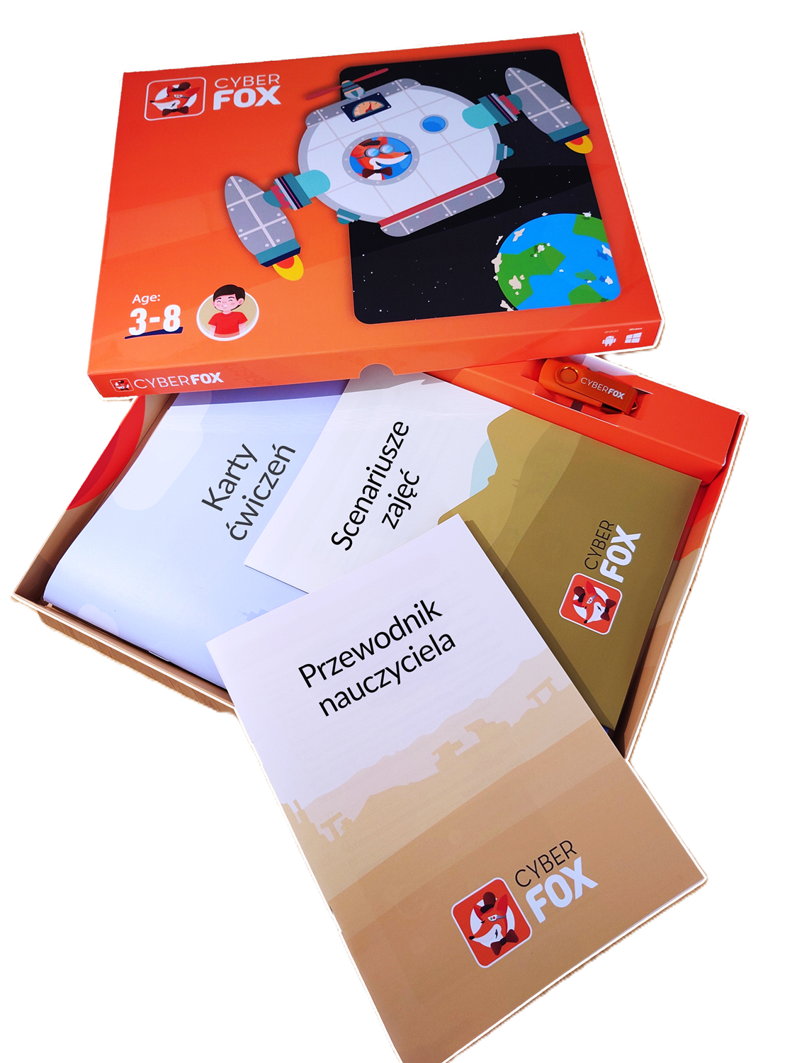 Cyber Fox - multimedialny program dla przedszkolaków nowe-pudelko