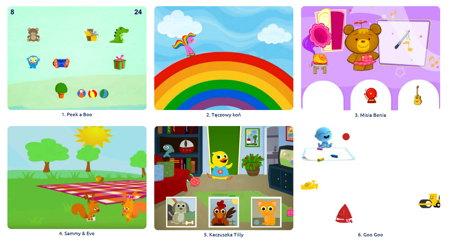 Baby First TV (6 gier) - FunFloor gry_pakiet_baby