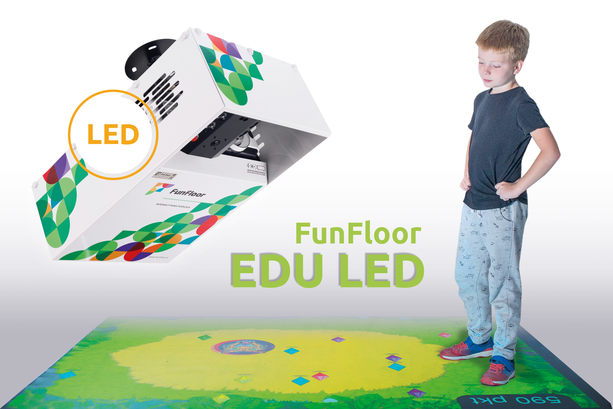 FunFloor EDU LED EDU_Led_chlopiec