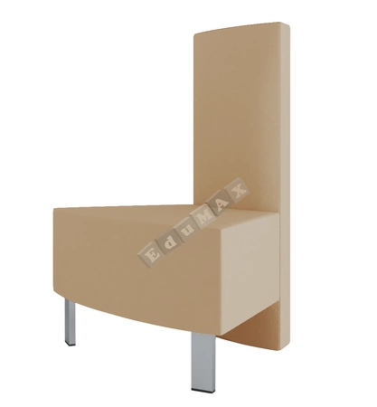 Siedzisko z oparciem SNAKE SK 45 + SK RI oparcie przy krótszym boku siedzisko_ske_oparcie_zolt