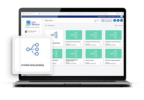 Platforma eduSesnsus Premium Plus – dostęp na 1 rok dla całej placówki screen_sciezki