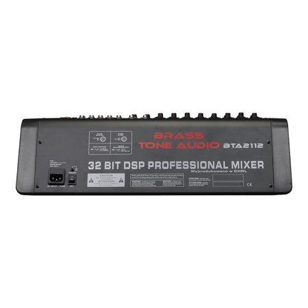 Mikser 12 kanałowy Brass Tone Audio BTA2112