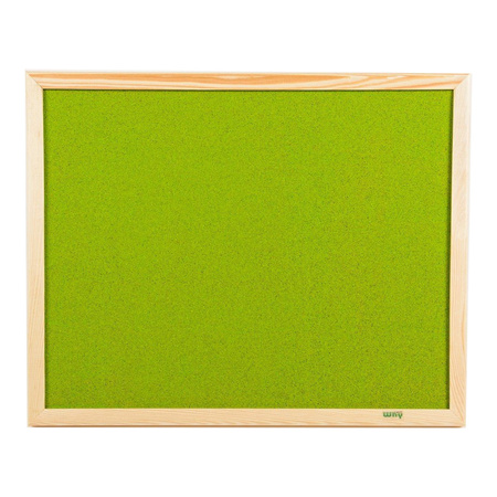 Tablica korkowa barwiona w ramie drewnianej
