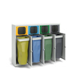Pojemnik do segregacji odpadów 4- komorowy PD_4W