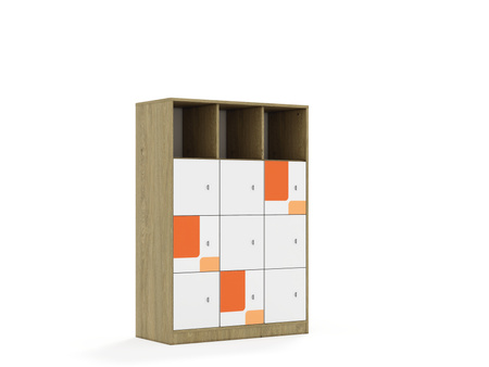 Regał Blox Pastel 110 4PP 9F1 1049x466x1517 