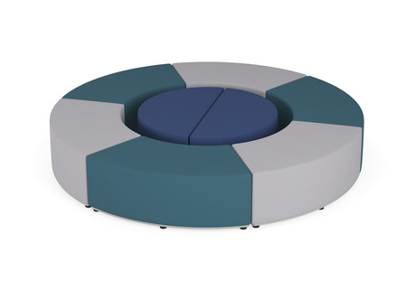 Zestaw puf Tobo 17 granatowy, rozmiar 4