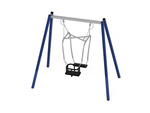 Huśtawka rodzic-dziecko metalowa Quadro/ z zawiesiem