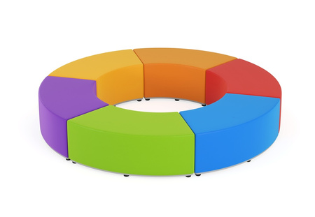 Zestaw puf Tobo 16 kolorowy, rozmiar 5