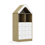 Regał Blox Base 70 3PP 8SB z daszkiem 706x466x1575