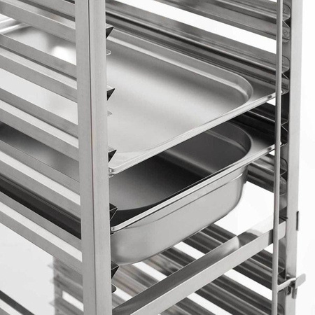 Wózek transportowy GN 1/1, stal nierdzewna