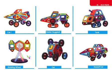 Magical Magnet 168 el. - Klocki magnetyczne