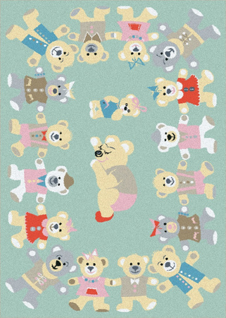 Dywan Misie miętowy