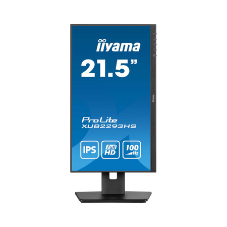 Monitor iiyama ProLite XUB2293HS-B6 22" IPS LED 1ms 100hz /HDMI DP/ HAS FlickerFree FreeSync