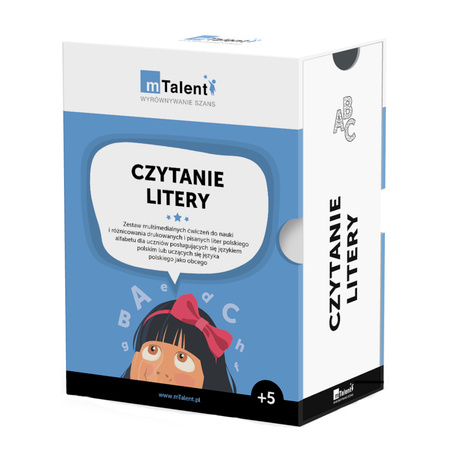 mTalent Czytanie. LITERY (wiek 5+)