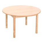 Stół przedszkolny Domino DO okrągły regulowana wysokość rozmiar 0-3