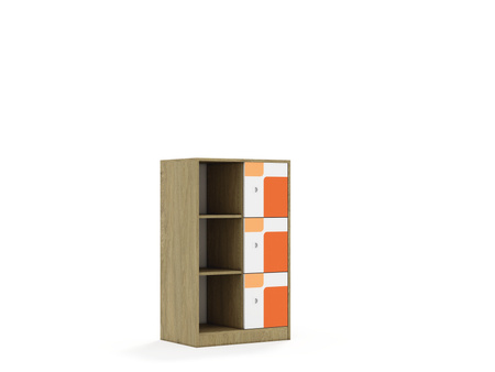 Regał Blox Pastel 70 3PP 3F1 706x466x1165 - wariant 2