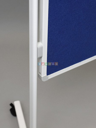 Tablica moderacyjna dwustronna tekstylna składana 120x150