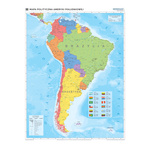 Ameryka Południowa - mapa polityczna