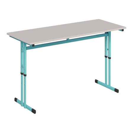 Ławka szkolna Reks 2-os. z regulacją wysokości