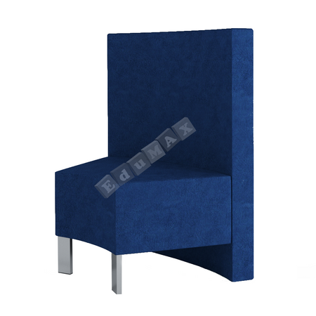 Siedzisko z oparciem SNAKE SK 45 + SK RA oparcie przy dłuższym boku