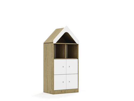 Regał Blox Base 70 3PP 4F1 z daszkiem 706x466x1575