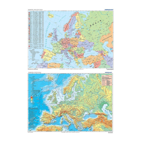 DUO Europa fizyczna z elementami ekologii / Europa polityczna