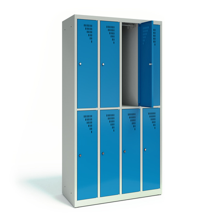 Szafka przedszkolno- szkolna 8- skrytkowa 4- kolumnowa SLIM