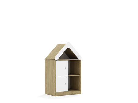 Regał Blox Base 70 2PP 2F1 z daszkiem 706x466x1223
