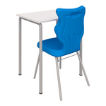 Zestaw 1x Stół SIMPLE Prostokąt 70cm regulowany + 1x krzesło CLASSIC