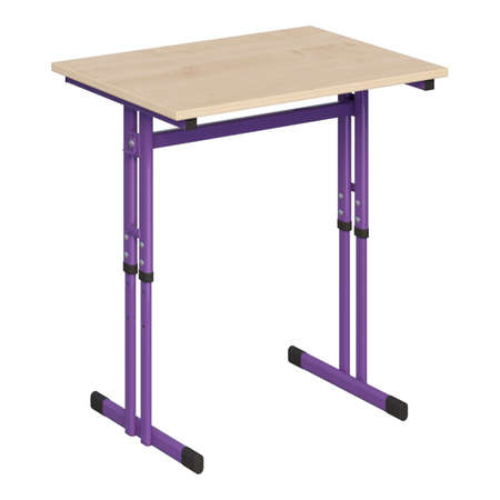 Ławka szkolna Reks 1-os. z regulacją wysokości