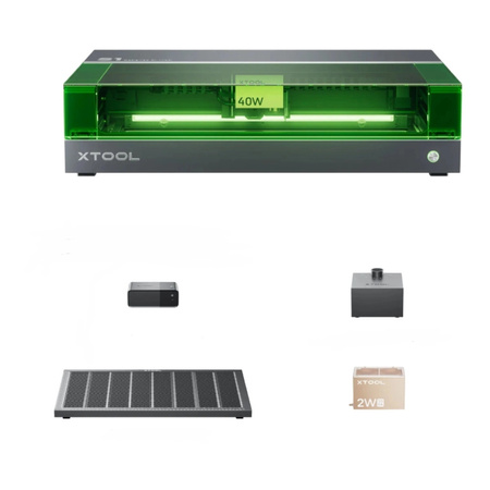 xTool S1 - wycinarka i grawerka - 40W - zestaw podstawowy