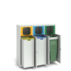 Pojemnik do segregacji odpadów 3- komorowy PD_2W_1P