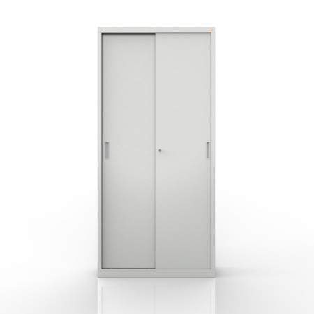 Szafa biurowa czteropółkowa z drzwiami przesuwnymi